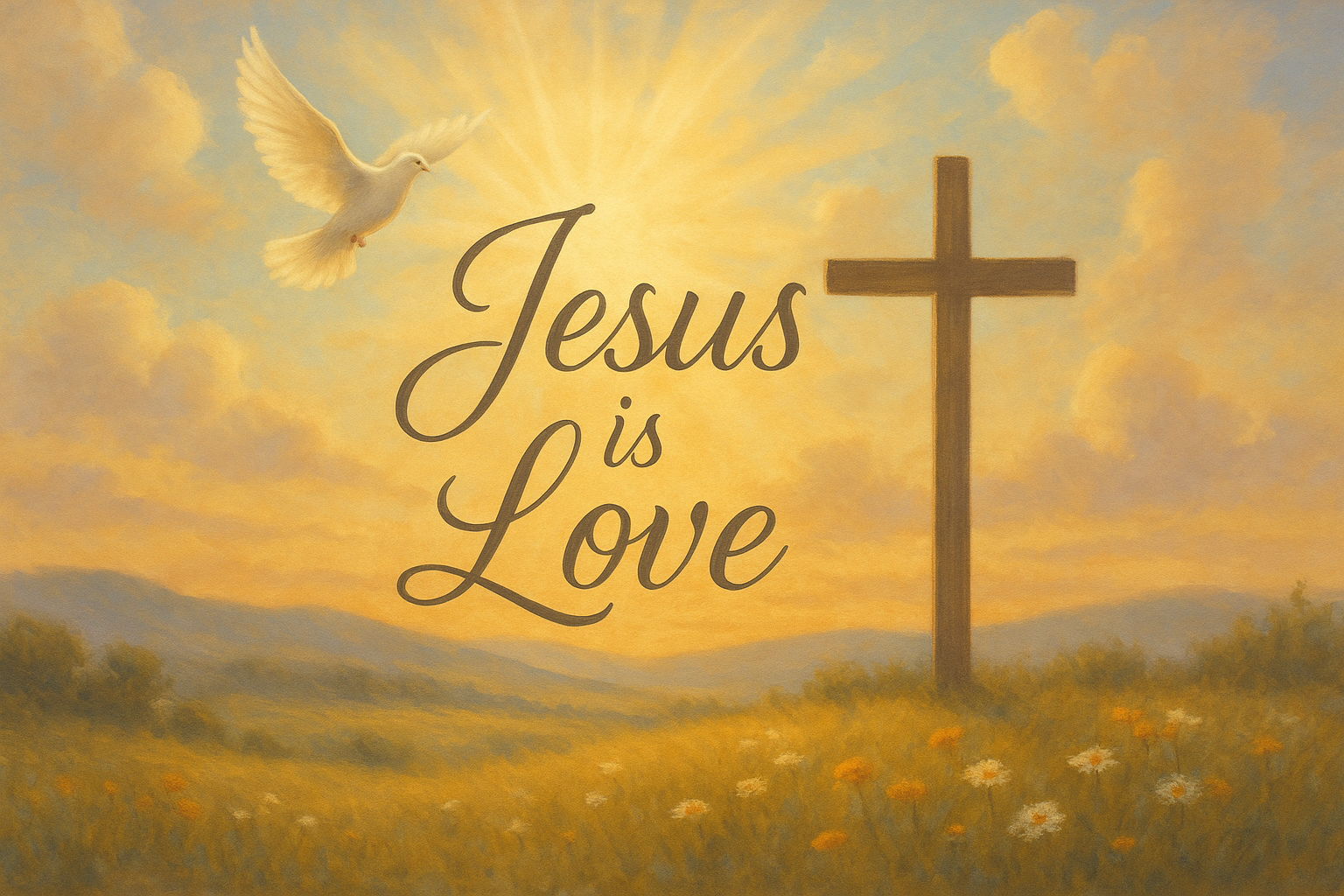 God is our love. Because he first loved us..