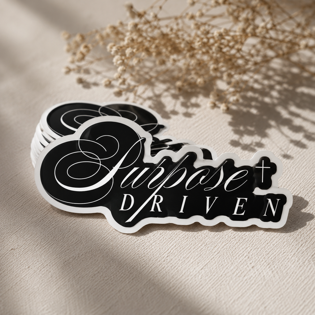 "Purpose Driven" Sticker