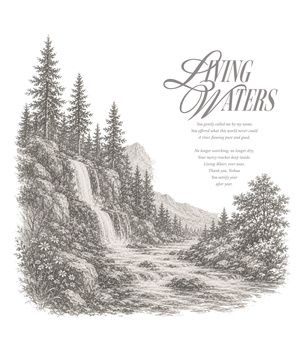 "Jesus Our Living Water" Tee