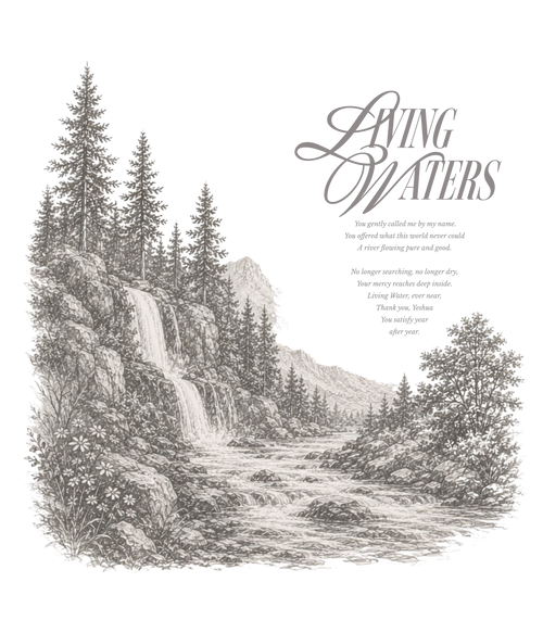 "Jesus Our Living Water" Tee