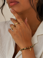 Cross Bracelet "Romans 8:28"